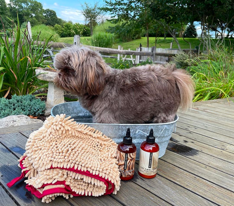 the best dog conditioner, dog bath outside, dog grooming supply