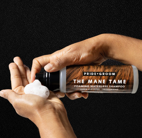 foaming waterless shampoo for dogs